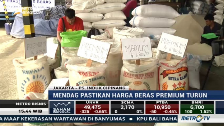 Pemerintah Gelar Operasi Pasar Beras Medium di Cipinang