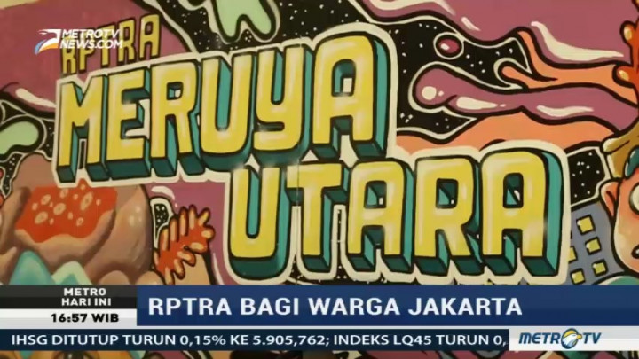 Manfaat RPTRA Bagi Warga Jakarta