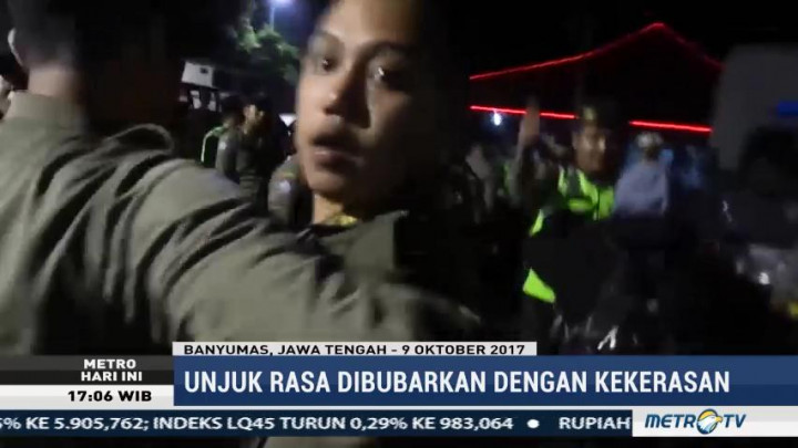 Wartawan Dianiaya Aparat saat Meliput Aksi Demo di Banyumas