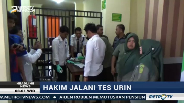 BNN Gelar Tes Urine di PN Polewali