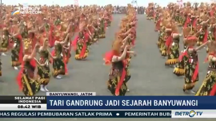 Kemeriahan Tari Kolosal di Festival Gandrung Sewu