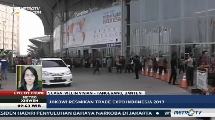 Jokowi Buka Trade Expo Indonesia 2017