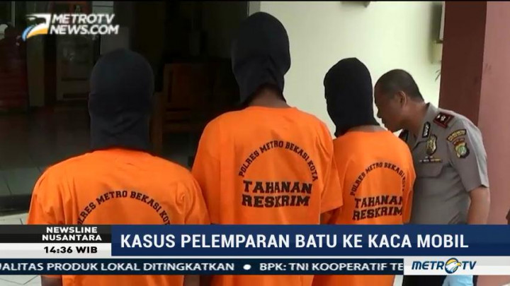 Polisi Tangkap Tiga Pelaku yang Lempari Truk Sampah DKI dengan Batu