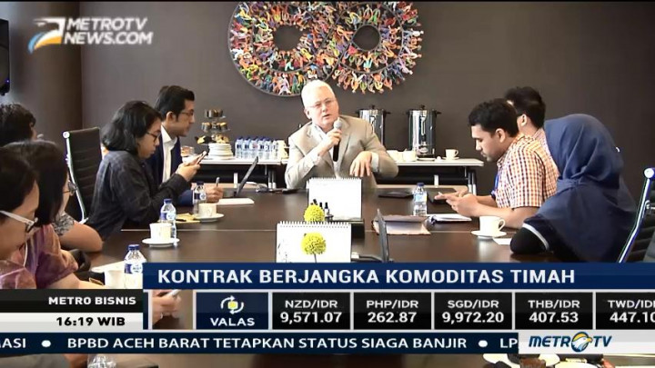 ICDX akan Luncurkan Kontrak Bursa Berjangka Komoditas Timah