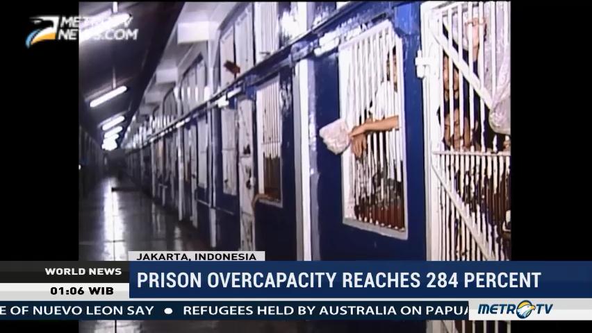 Prison Overcapacity in Jakarta Reaches 284 Percent