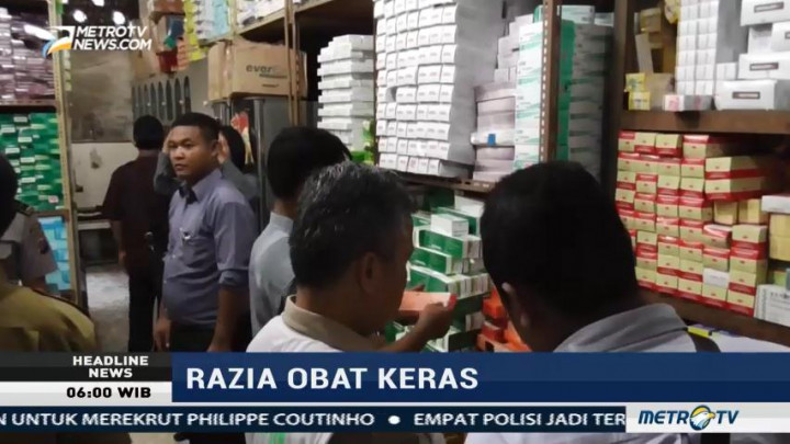 Obat Keras Tanpa Izin dan Obat Kedaluwarsa Ditemukan di Batu Bara