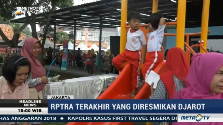 Pemprov DKI Resmikan RPTRA di Jati Padang