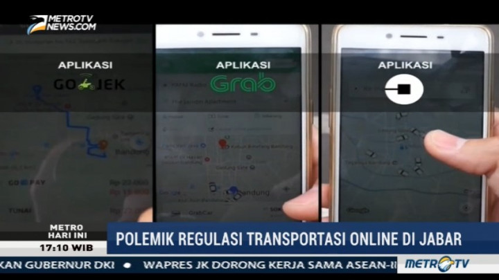 Dilarang Dishub, Transportasi Online Masih Beroperasi di Bandung