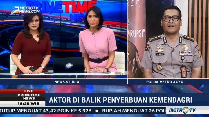 Pelaku Mengaku Penyerangan di Kemendagri Terjadi Secara Spontan