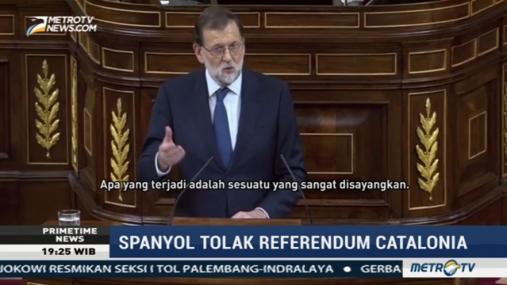 PM Spanyol Tolak Mediasi dengan Pihak Catalonia