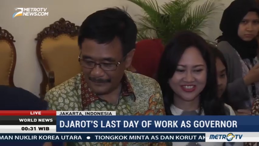 Djarot's Last Day of Work as Governor