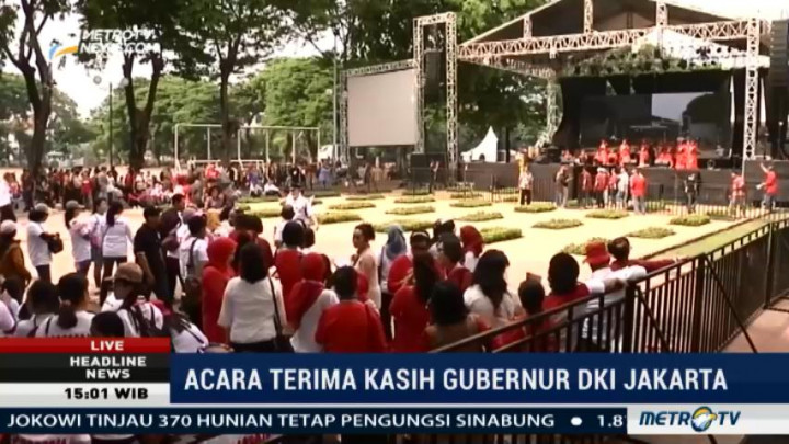 Jelang Djarot Lengser, Relawan Gelar Acara Khusus di Lapangan Banteng