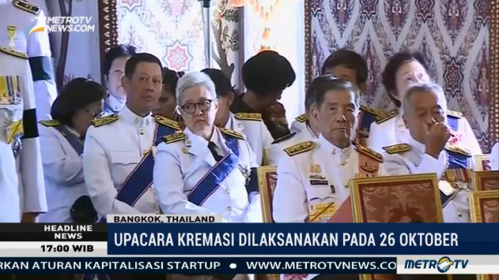 Thailand Gelar Upacara Mengenang Wafatnya Raja Bhumibol