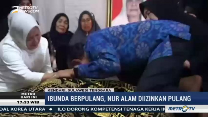 Hadiri Pemakaman Ibunda, Nur Alam Dikawal KPK