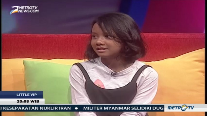 Aksi Kezia Alba Menggambar Cepat