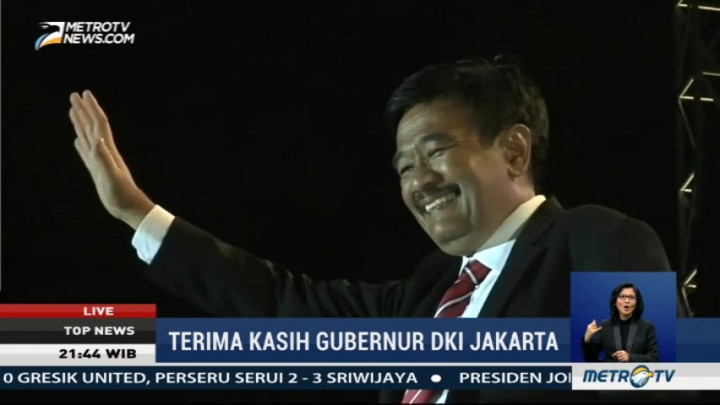 Di Akhir Jabatan, Djarot Ajak Relawan Mengawal Pembangunan Jakarta