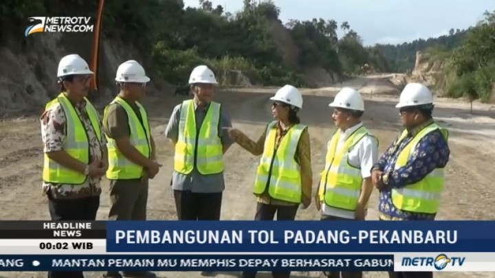 Menteri BUMN Tinjau Pembangunan Tol Padang-Pekanbaru