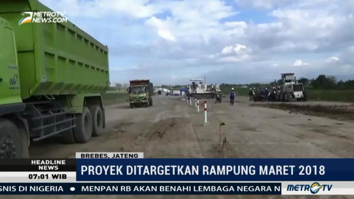 Tol Brebes-Pemalang Ditargetkan Rampung Maret 2018