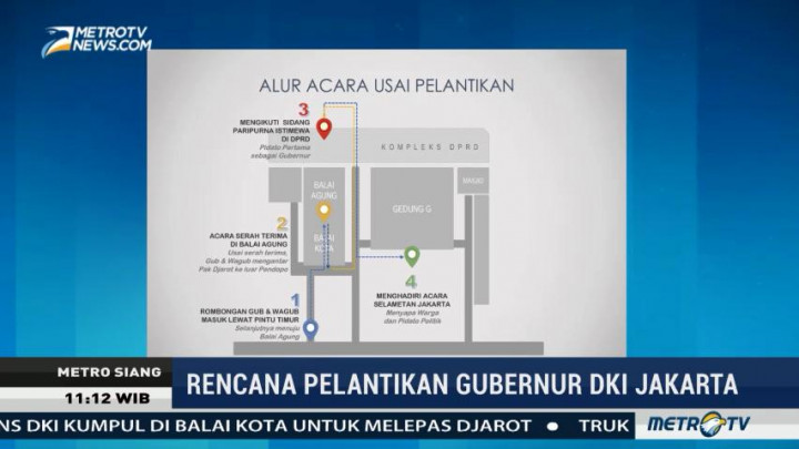 Begini Rangkaian Acara Pelantikan Anies-Sandi