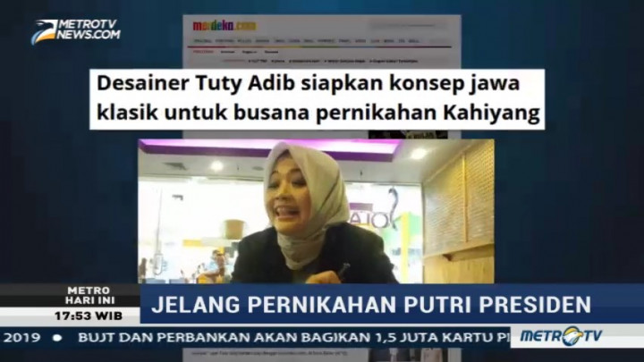 Tuty Adib Dipercaya Membuat Pakaian Pernikahan Kahiyang-Bobby