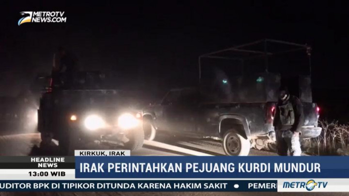Pasukan Irak Berhasil Kuasai Kirkuk dari Tangan Kurdi