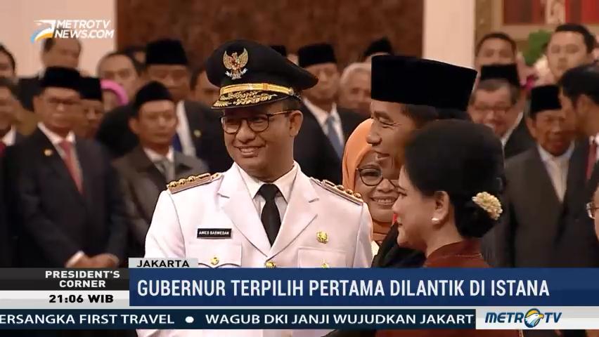 Jokowi Resmi Lantik Anies-Sandi di Istana Negara