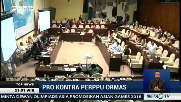 PKS dan PAN Tolak Perppu Ormas