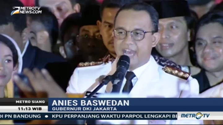 Sebut Pribumi, Pidato Gubernur Anies Jadi Sorotan