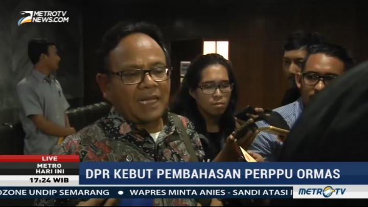 Perppu Ormas Diperlukan untuk Mengatasi Masalah Kebangsaan