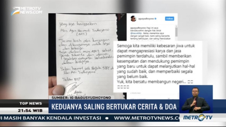 Surat Ahok untuk AHY