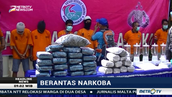 Petugas Gagalkan Penyelundupan 30 Kg Ganja di Langkat
