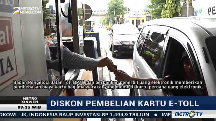 BPJT Keluarkan 1,5 Juta Kartu e-Toll Bersubsidi