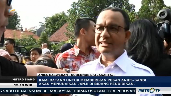 Kunjungi SDN 07 Cawang, Anies: Kami Serius Soal Pendidikan