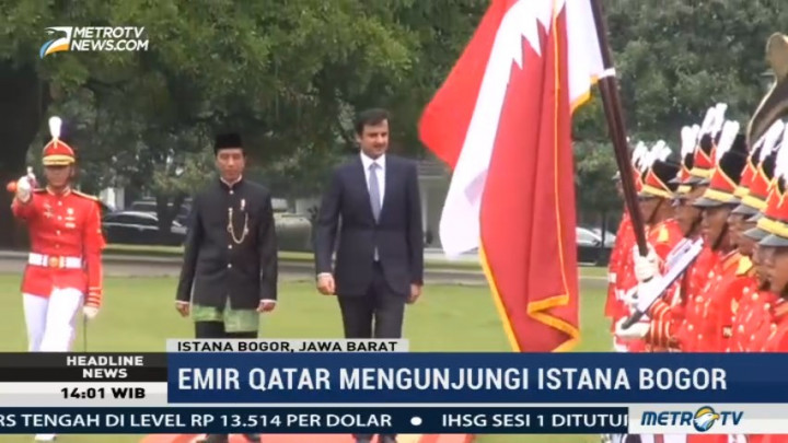 Kunjungi Indonesia, Emir Qatar Bawa 43 Delegasi Bisnis