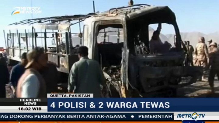 Enam Orang Tewas Akibat Ledakan Bom di Pakistan