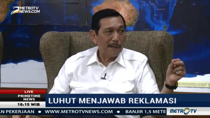 Luhut: Reklamasi Sudah Dimulai Sejak Era Soeharto