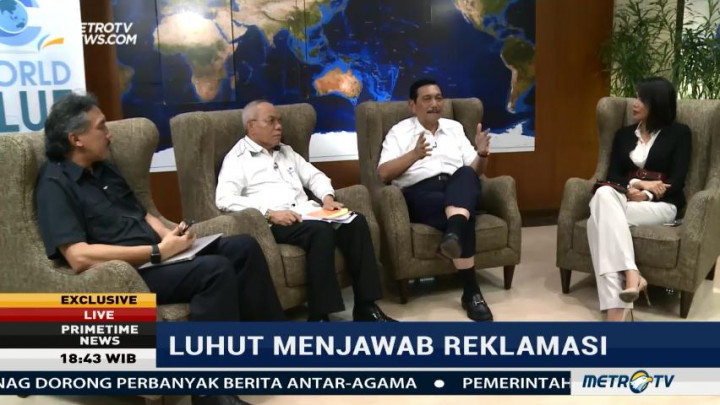 Luhut Sebut Proyek Reklamasi Kerap Dipolitisasi