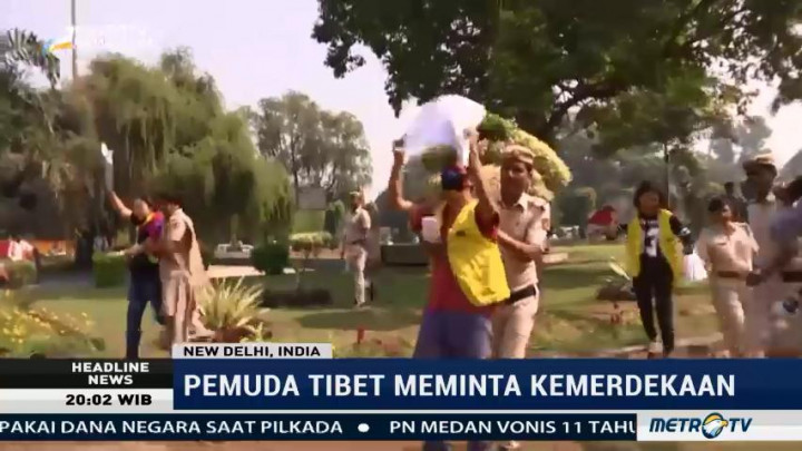 Organisasi Pemuda Tibet Bentrok dengan Polisi India