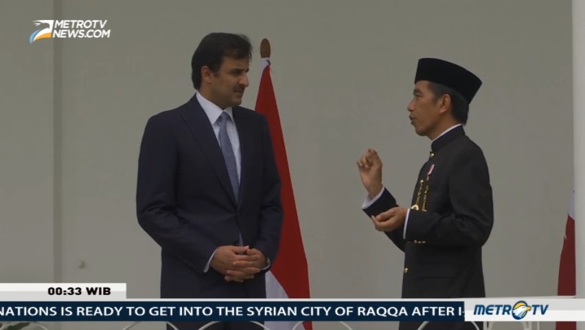 Qatar Emir Visits Indonesia