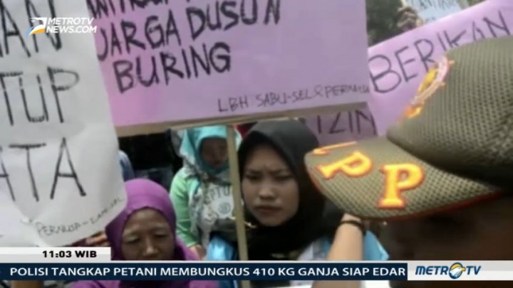 Warga Lampung Selatan Protes Penggunaan Bahan Peledak oleh Perusahaan Tambang