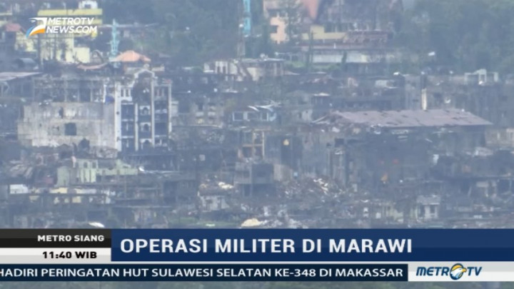 Militer Filipina dan Kelompok Militan Kembali Baku Tembak di Marawi