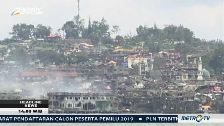 Kota Marawi Porak Poranda Usai Perang