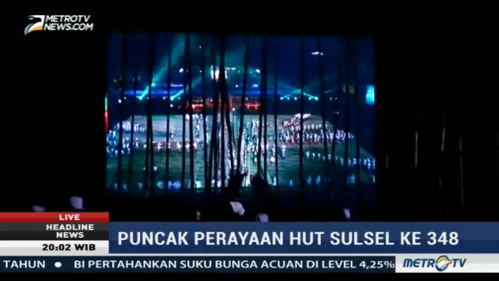 Tari Kolosal Semesta Pinisi Meriahkan HUT ke-348 Sulsel