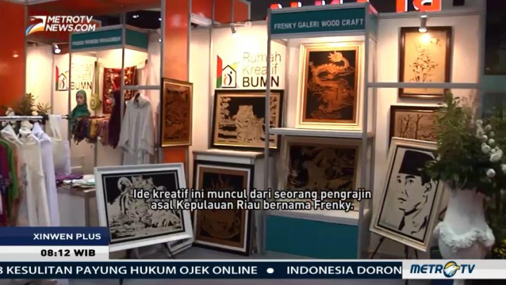 Keindahan Lukisan Menggunakan Media Kayu