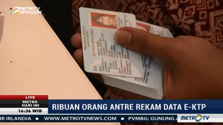 Sudah 5.000 KTP-el Dicetak di Stan Kemendagri TMII