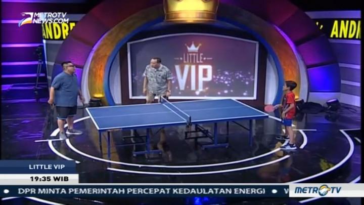 Begini Serunya Persaingan Sengit Andre dan Abdel saat Main Pingpong