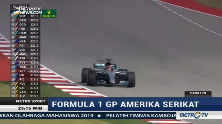 Hamilton Tercepat di Latihan Bebas 2 F1 GP Amerika Serikat