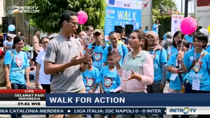 Walk for Action, Aksi Dukung Pencapaian SDGs di Indonesia (1)