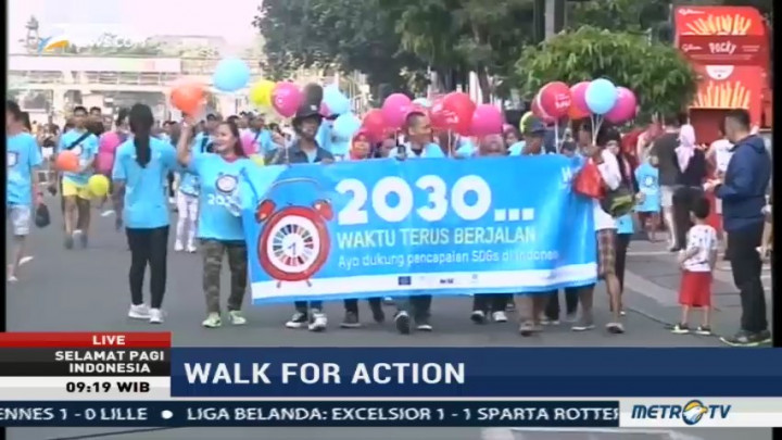 Walk for Action, Aksi Dukung Pencapaian SDGs di Indonesia (2)