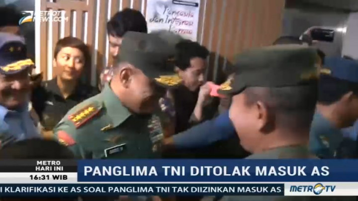 Panglima TNI Ditolak Masuk AS